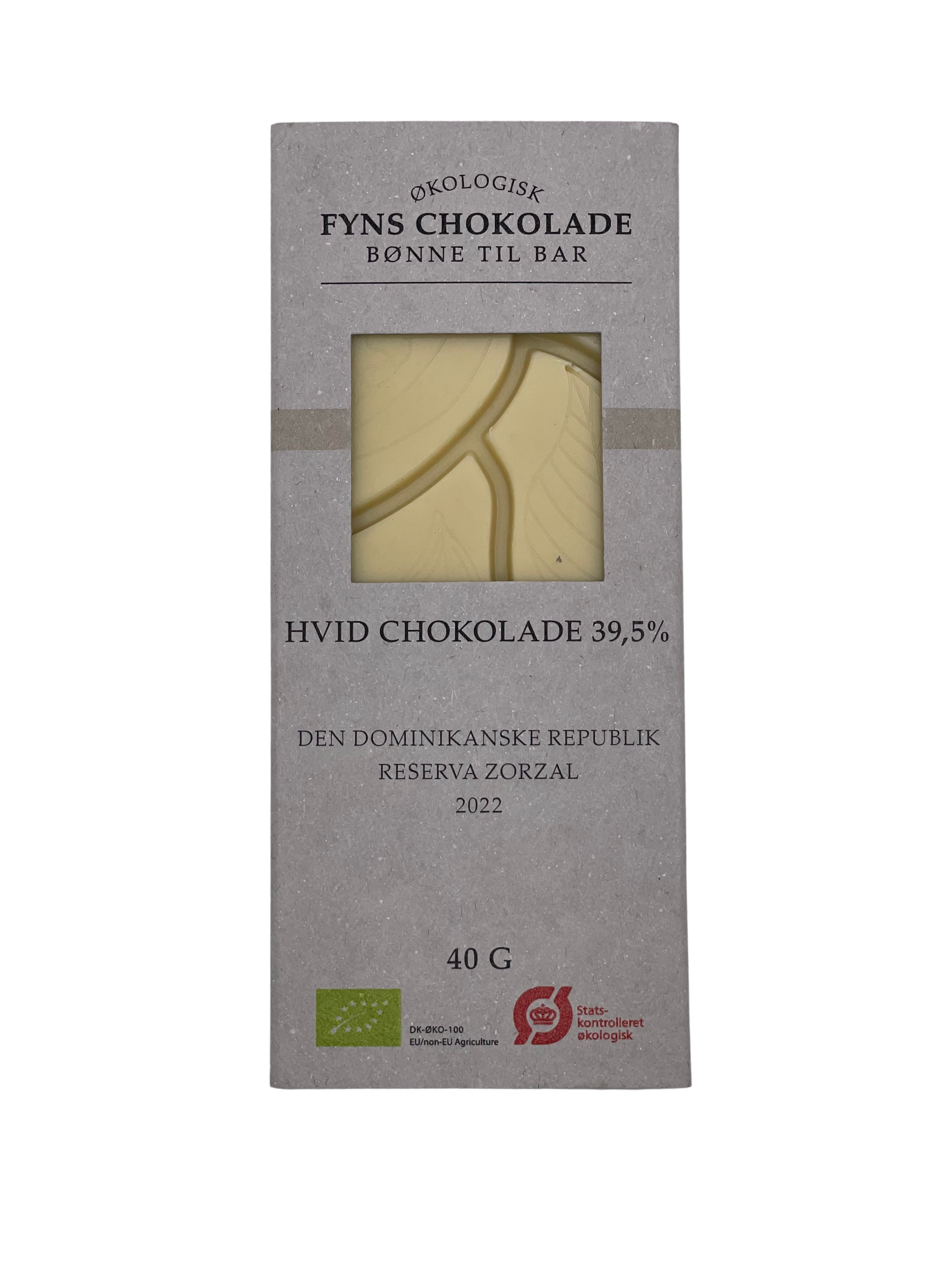 Hvid Chokolade 39,5% 40 g